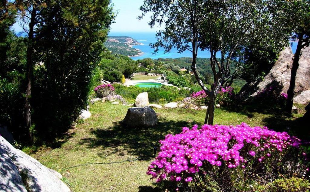 Sea view villa Pantogia Porto Cervo Exteriör bild